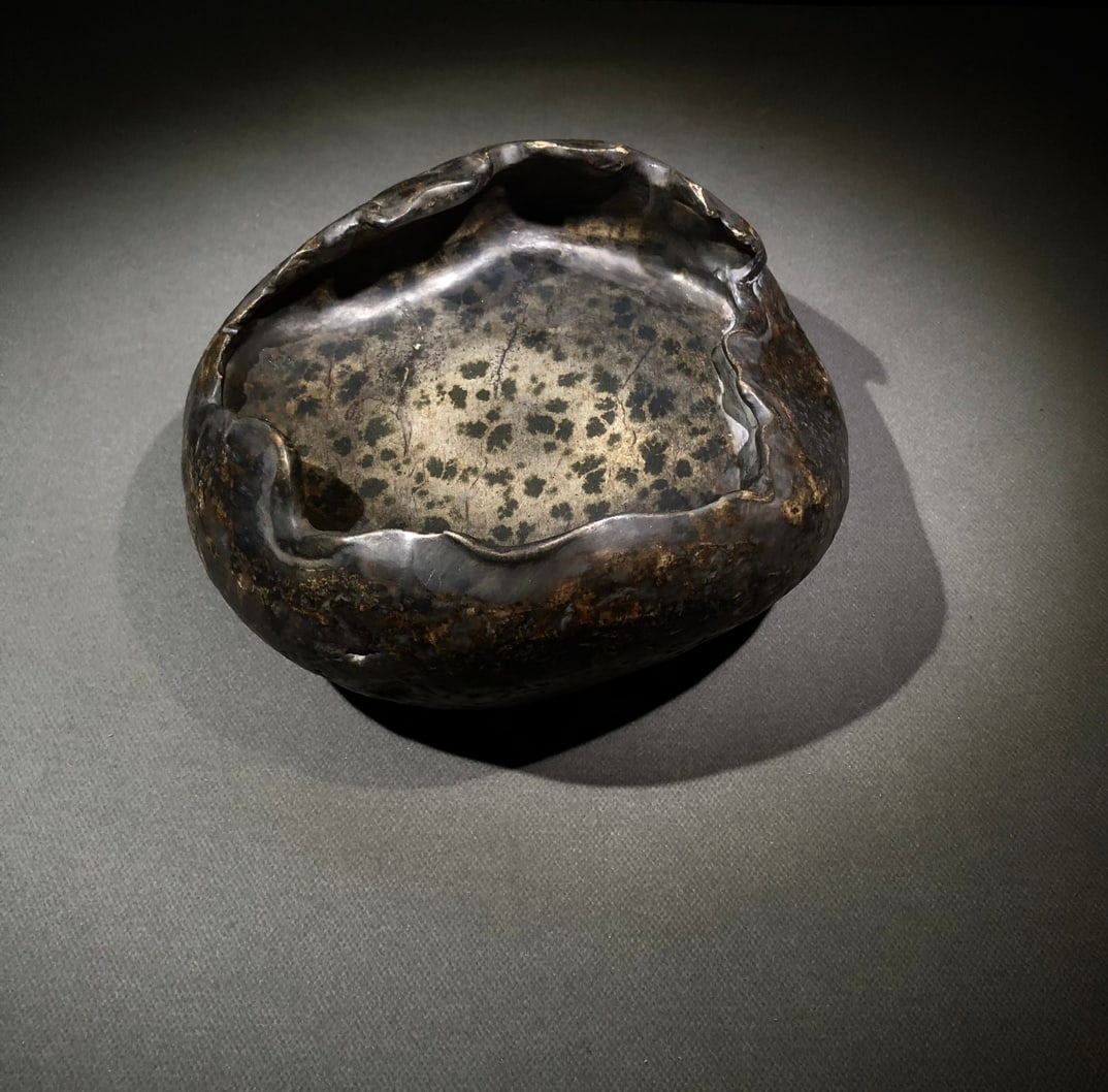 A Exquisite Leopard Pattern Stone Inkstone - 5