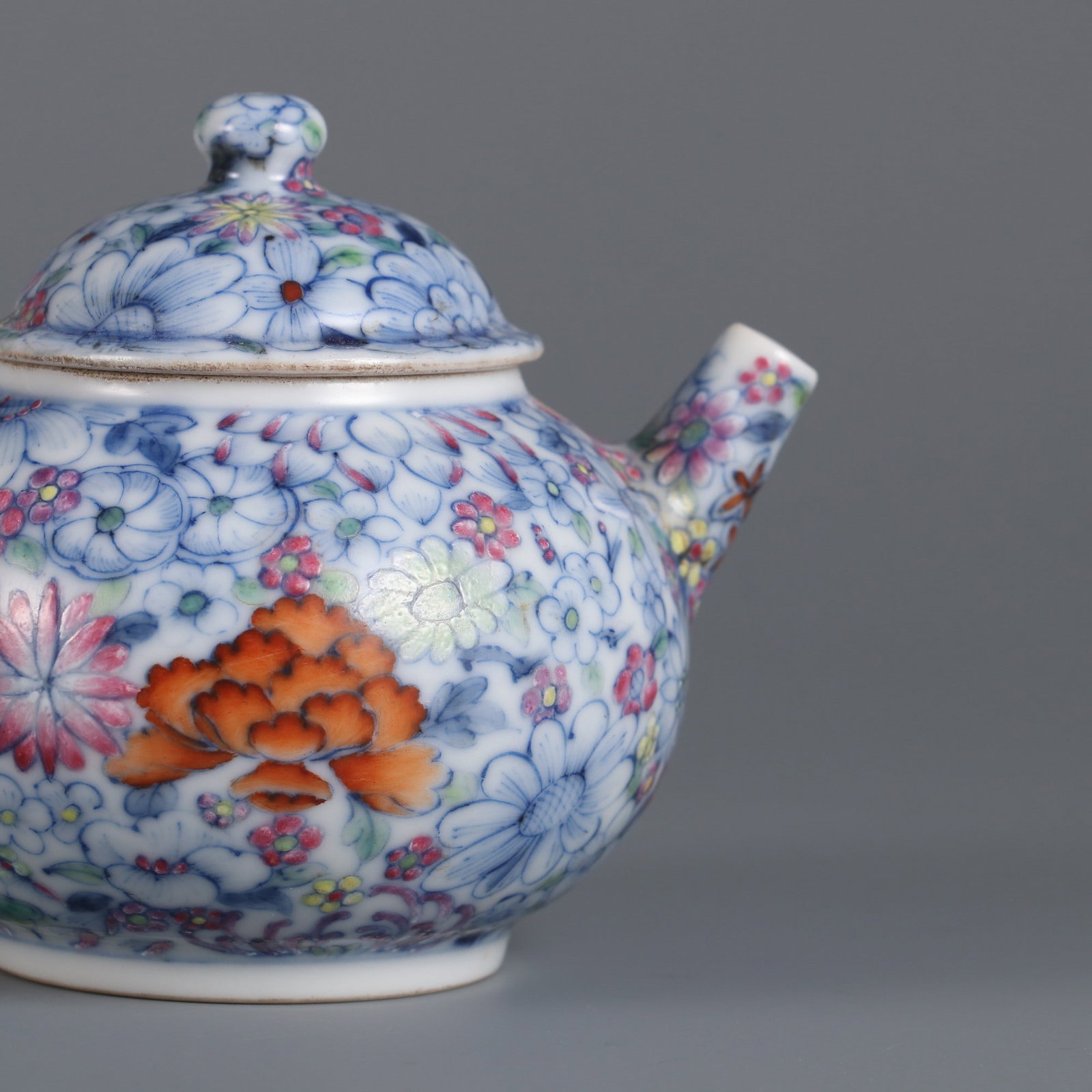 A Exquisite Doucai Flower Pattern Ewer - 4
