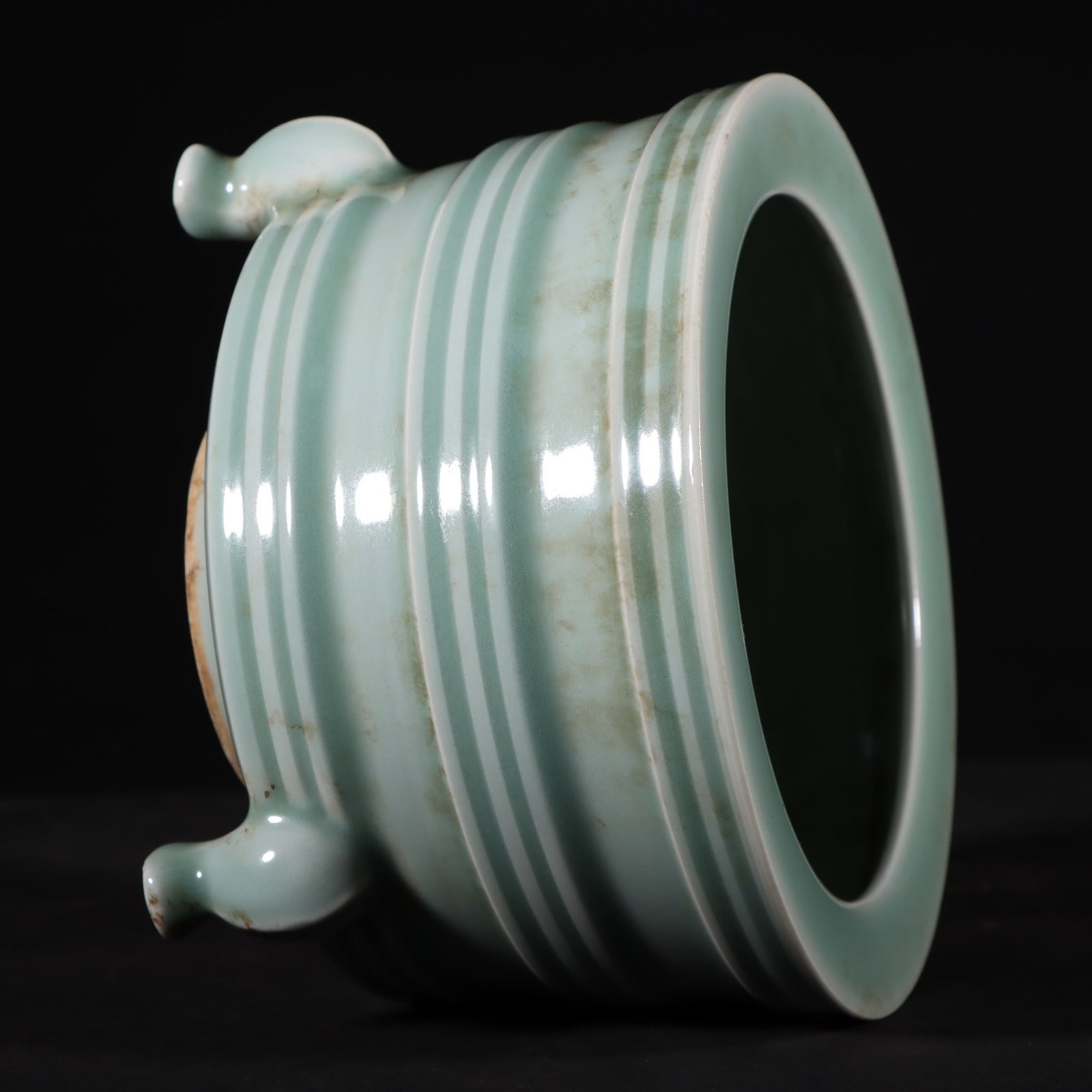 A Exquisite Longquan Yao String Pattern Tripod Censer - 7