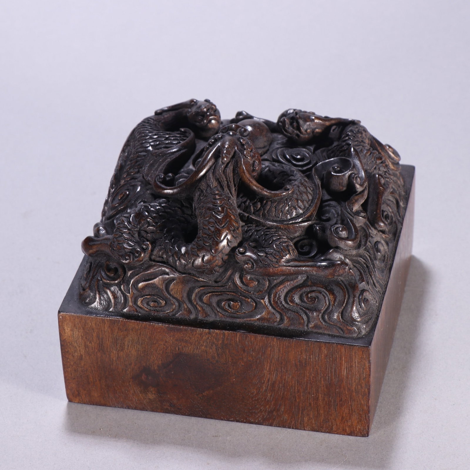 A Exquisite Eaglewood Dragon Pattern Seal - 5