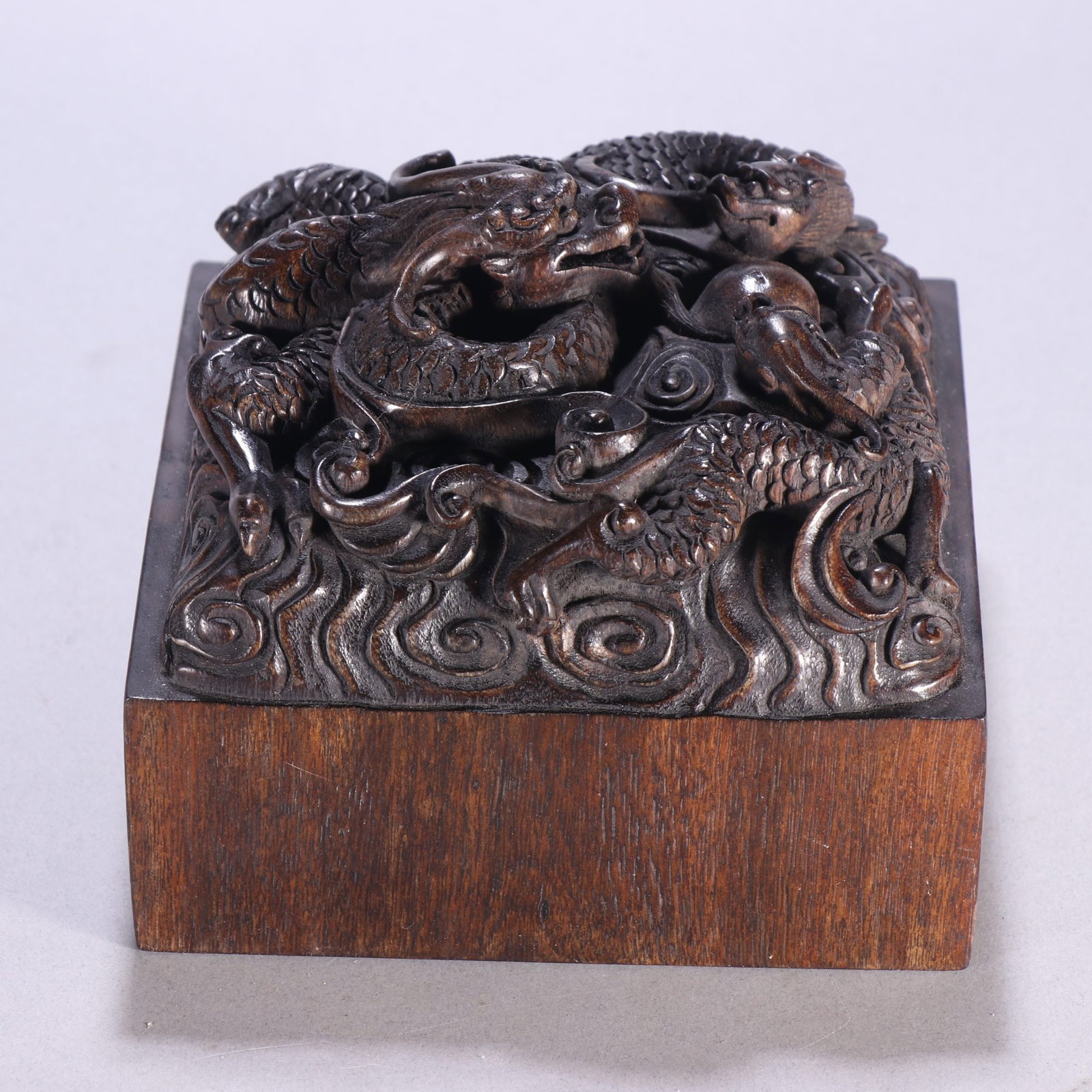A Exquisite Eaglewood Dragon Pattern Seal - 6
