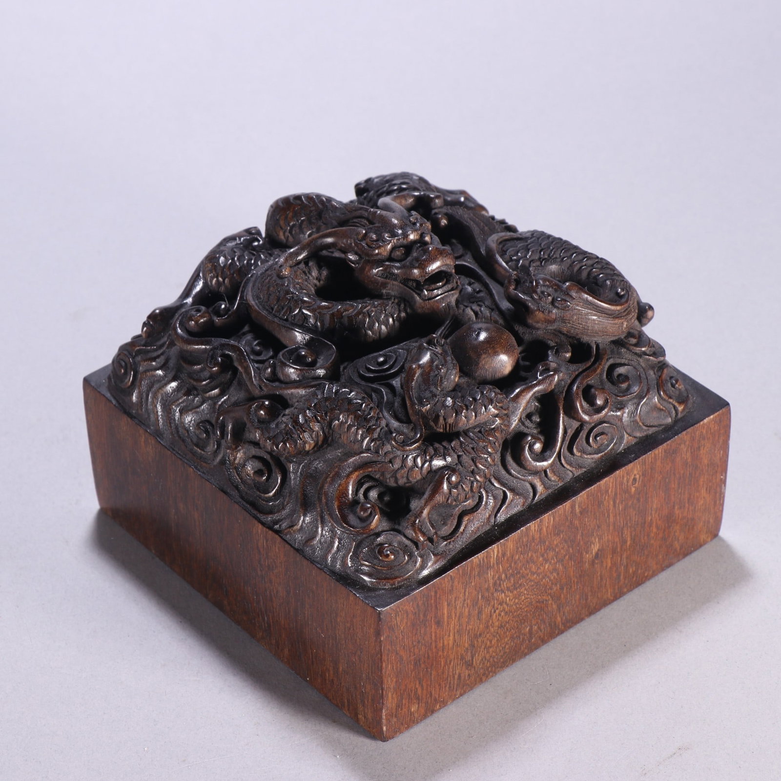 A Exquisite Eaglewood Dragon Pattern Seal - 7
