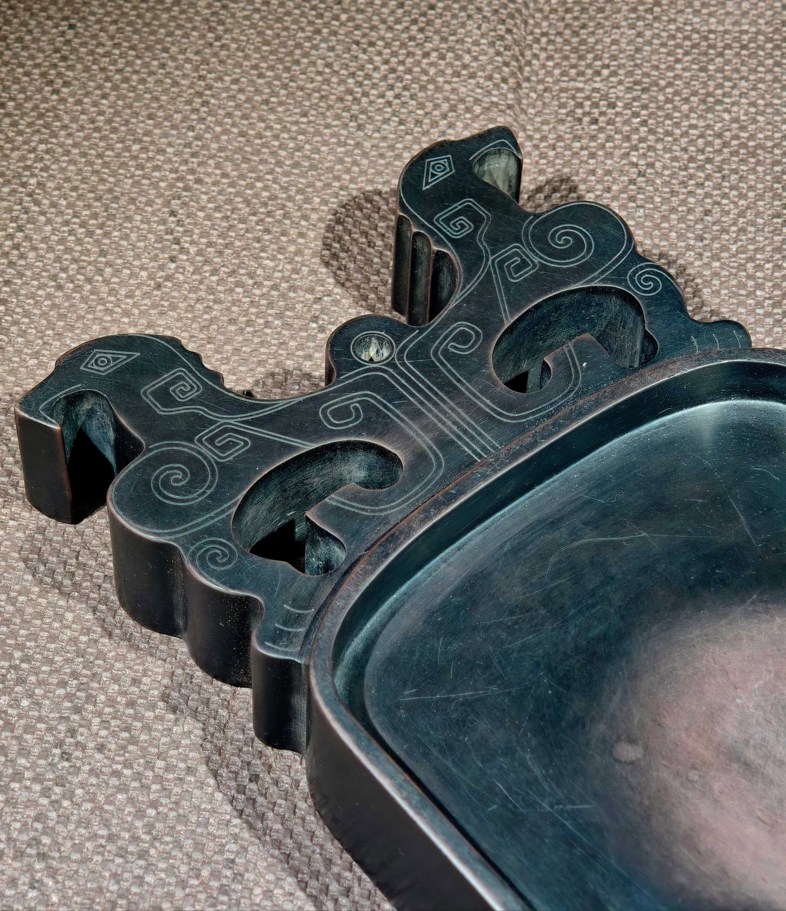 A Exquisite Phoenix-Shaped Duan Inkstone - 7