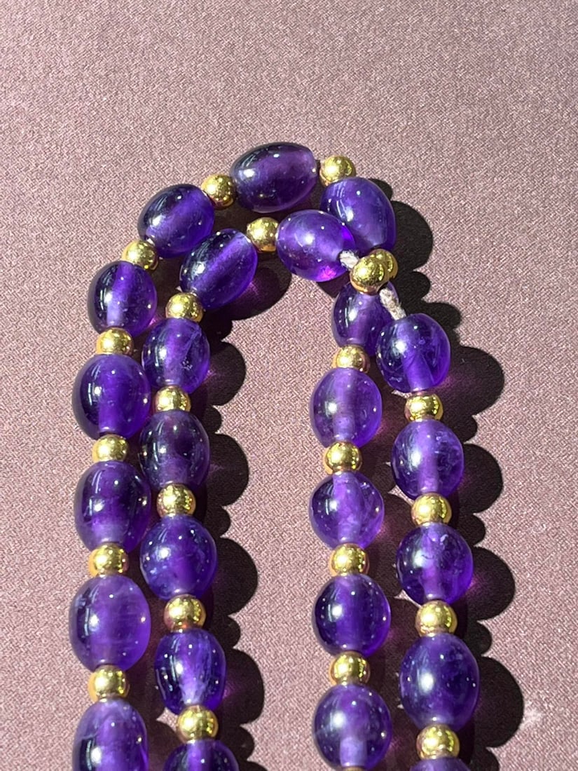 A Exquisite Amethyst Necklace - 4