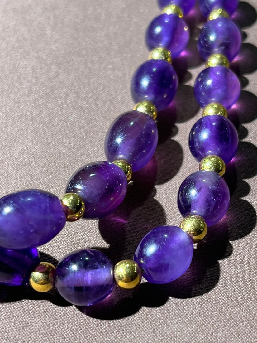 A Exquisite Amethyst Necklace - 6
