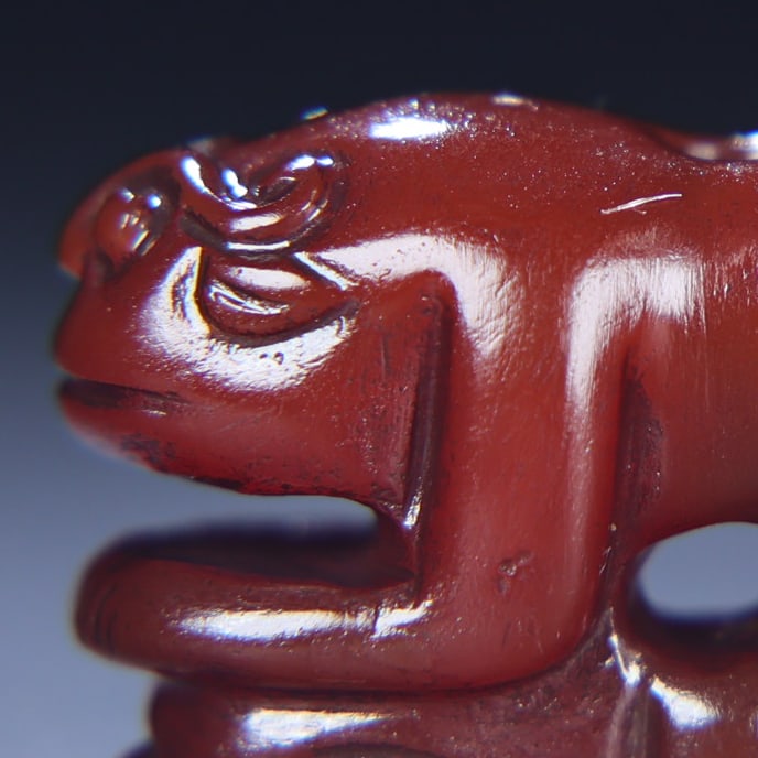 A Exquisite Agate Auspicious Beast Pendant - 4