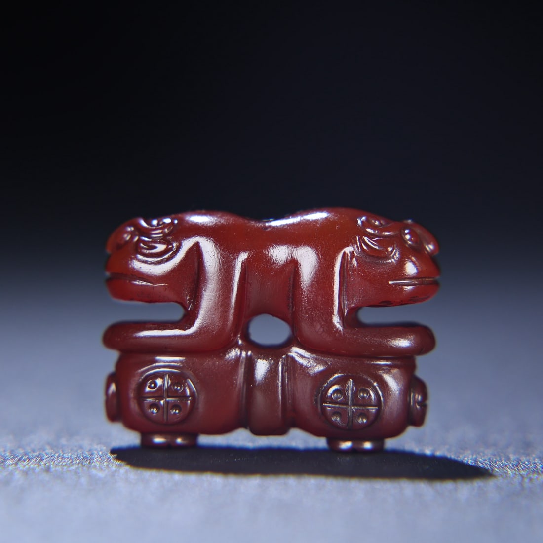 A Exquisite Agate Auspicious Beast Pendant - 5