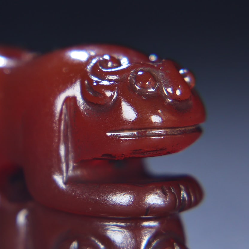 A Exquisite Agate Auspicious Beast Pendant - 7