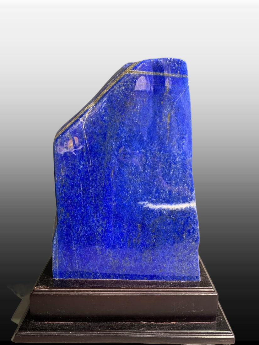 A Exquisite Lapis Lazuli Table Screen - 4