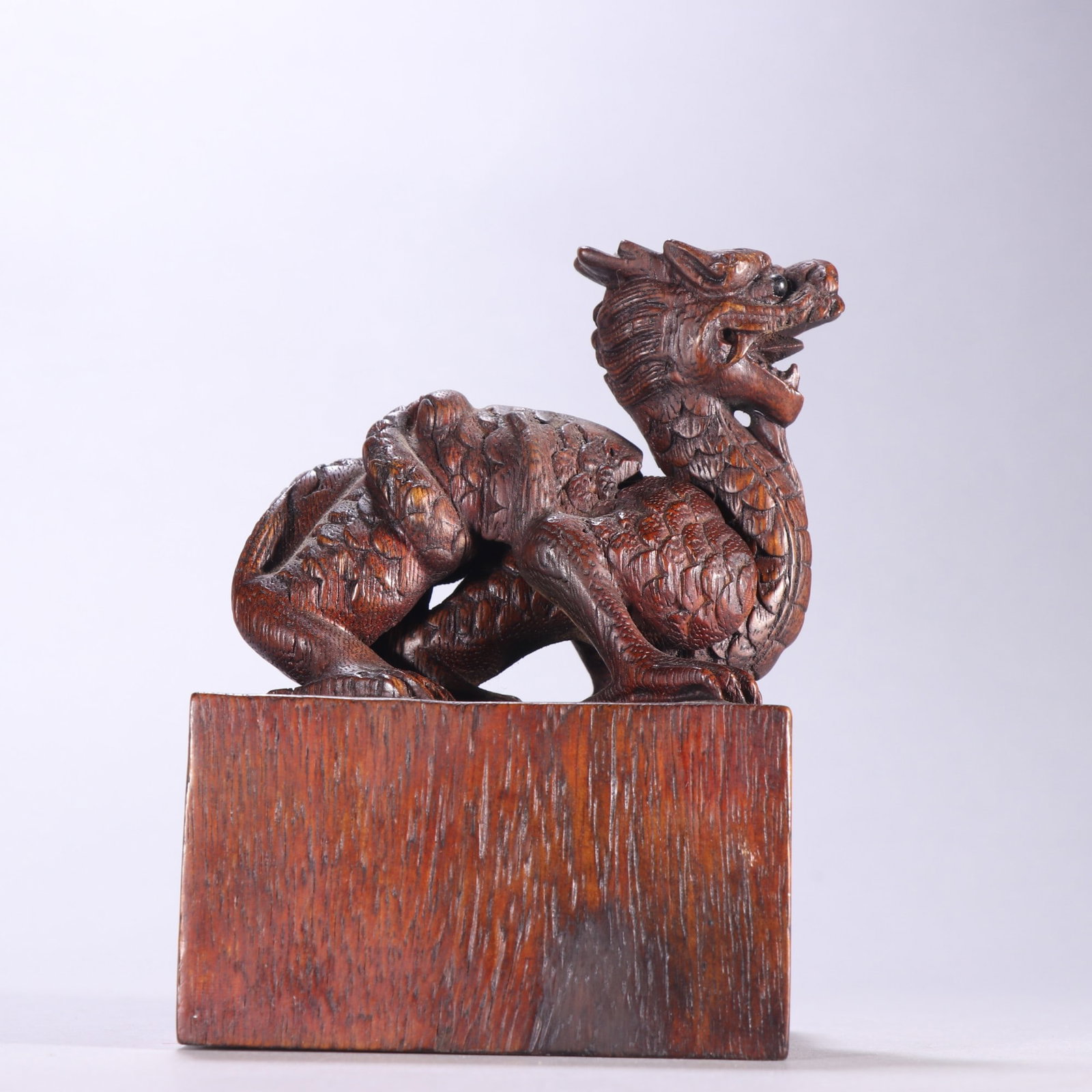 A Exquisite Eaglewood Dragon Pattern Seal - 4
