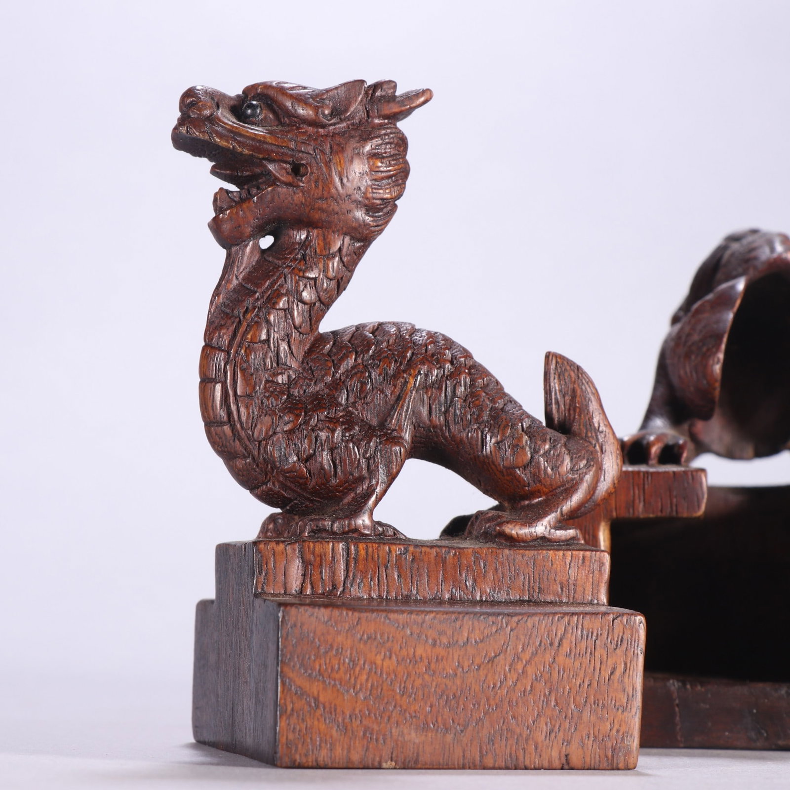 A Exquisite Eaglewood Dragon Pattern Seal - 7