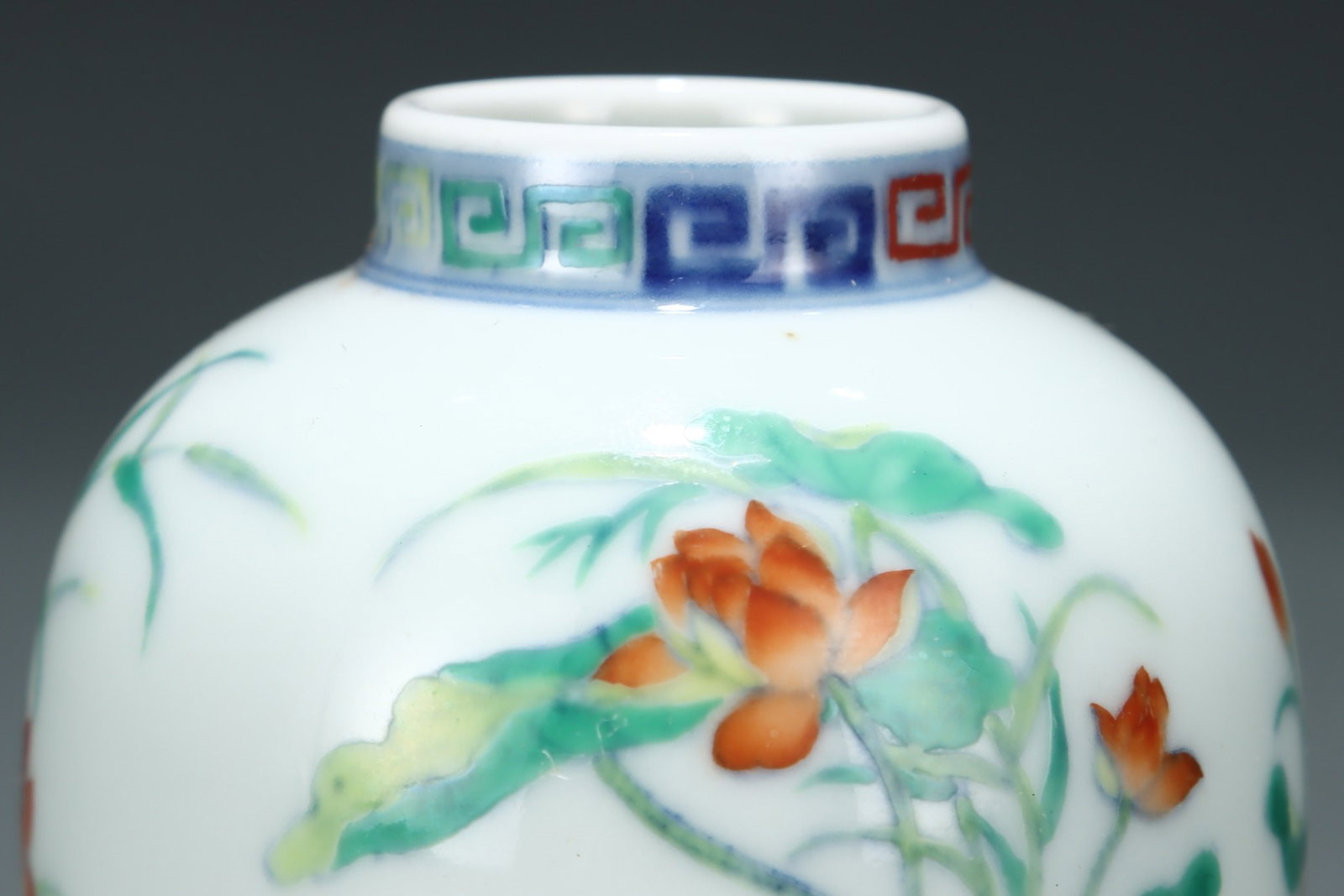 A Pair of Exquisite Doucai Lotus Pattern Jars - 8