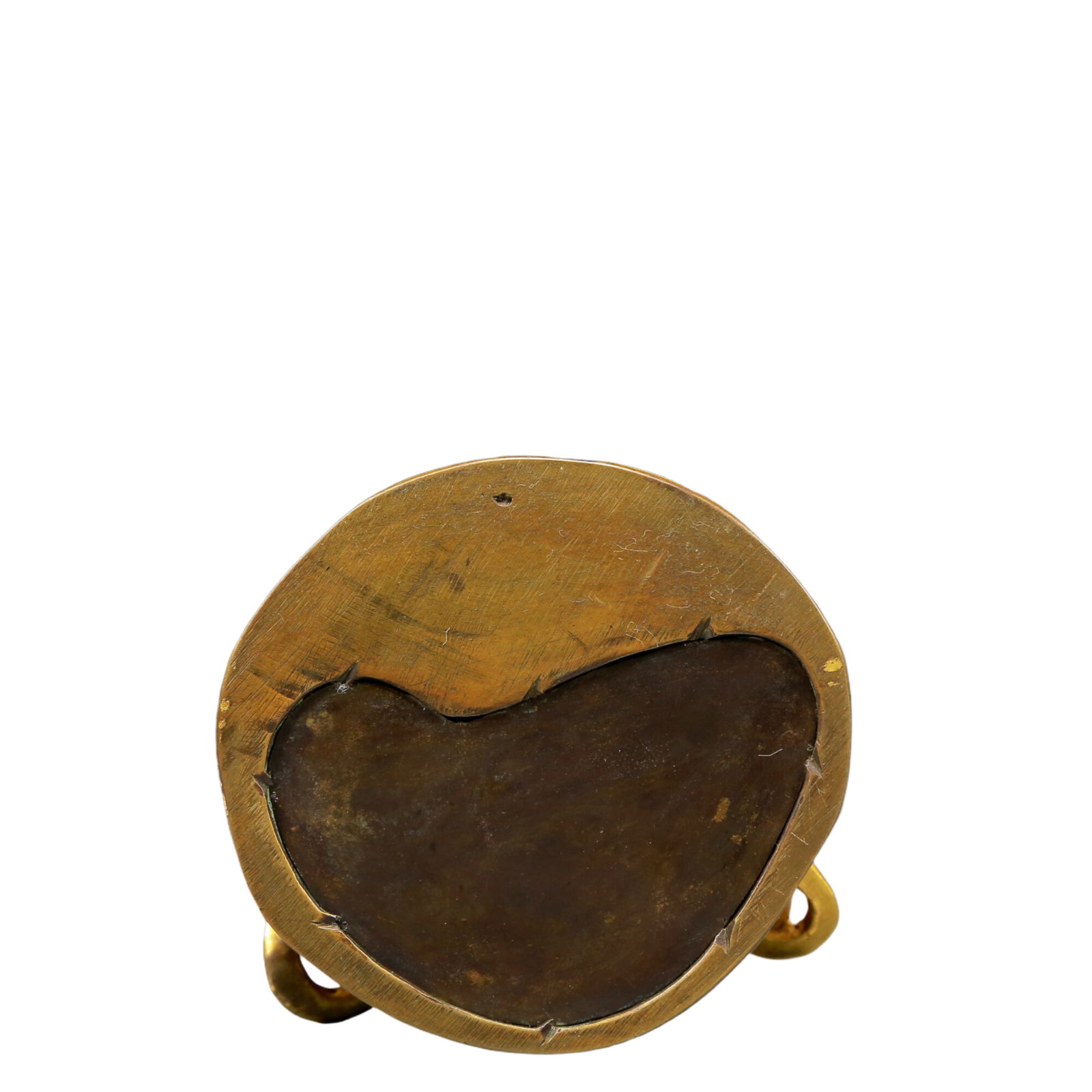 A Solemn Gilt Bronze Statue of Arhat - 5
