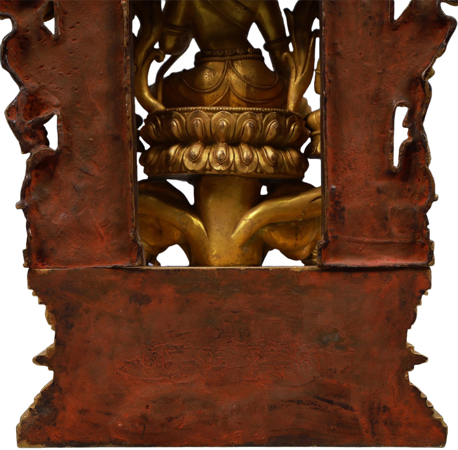 A Solemn Gilt Bronze Statue of Tara - 10