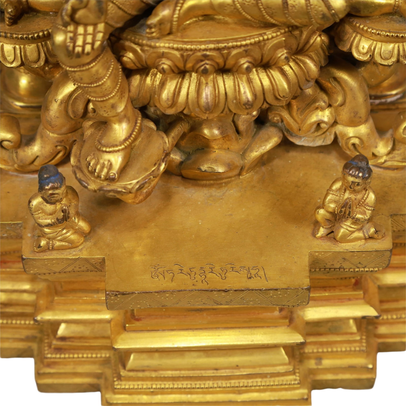 A Solemn Gilt Bronze Statue of Tara - 4
