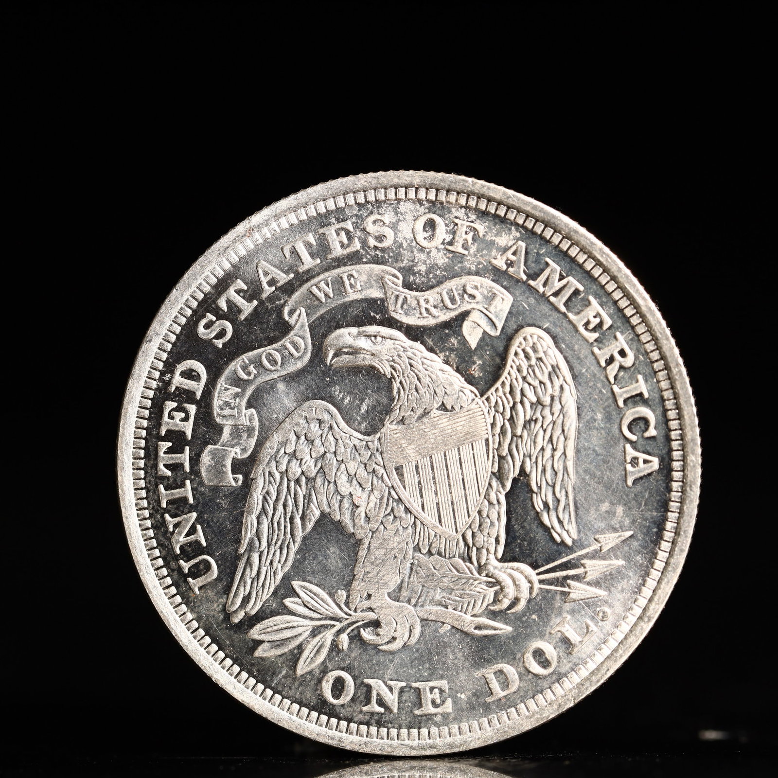 USA One Dollar 1867 Coin - 2