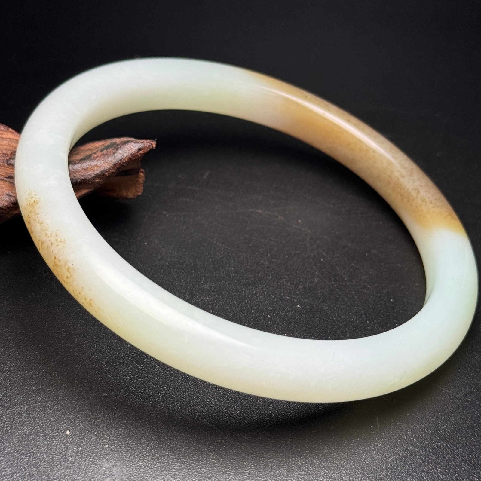 An Exquisite White Jade Bracelets - 4