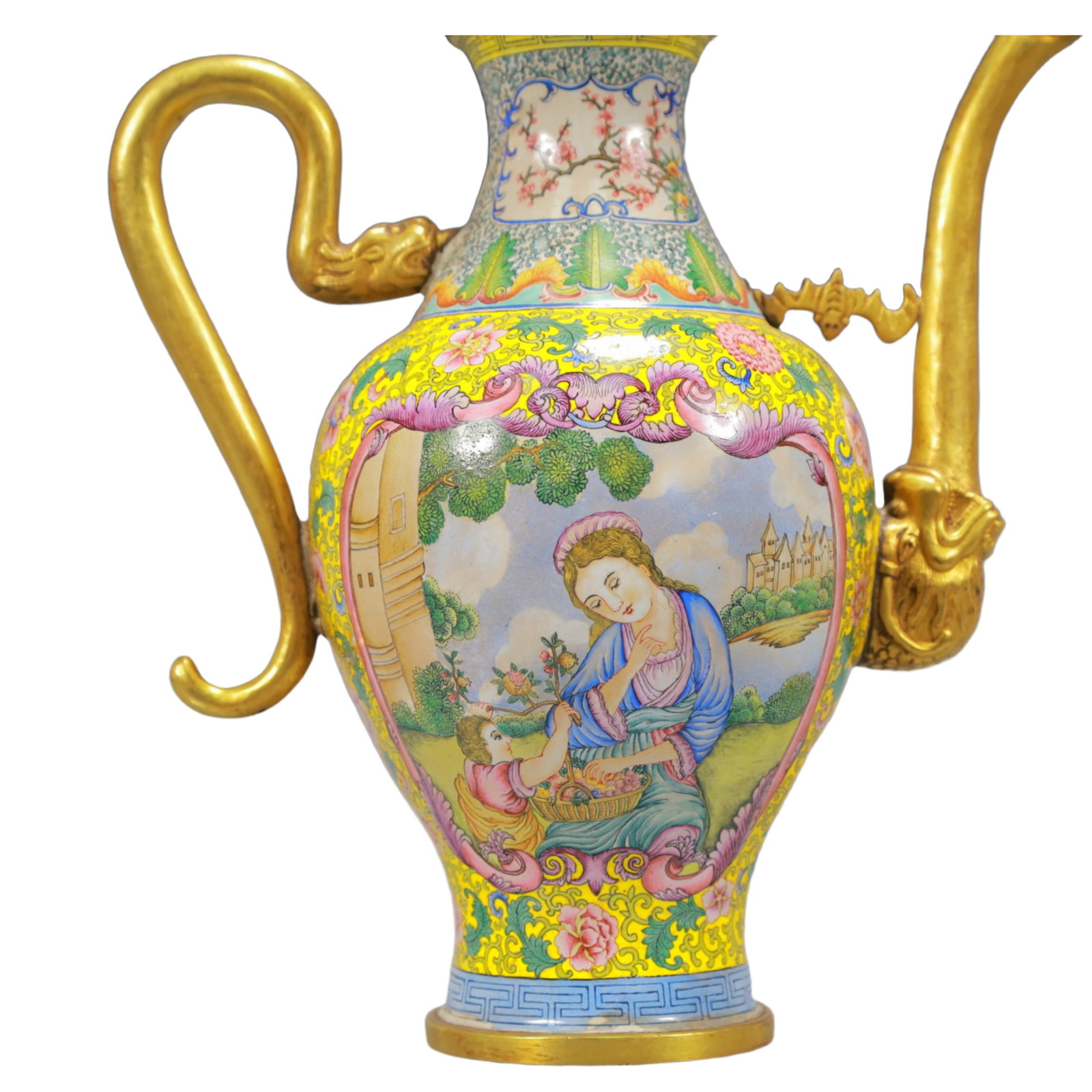 A Set of Fine Painted Enamel Figure Pattern Flagon - 10