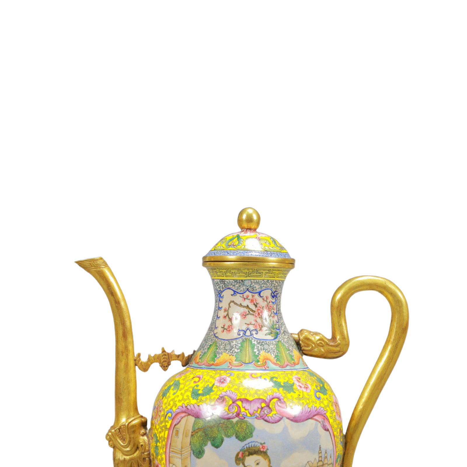 A Set of Fine Painted Enamel Figure Pattern Flagon - 3