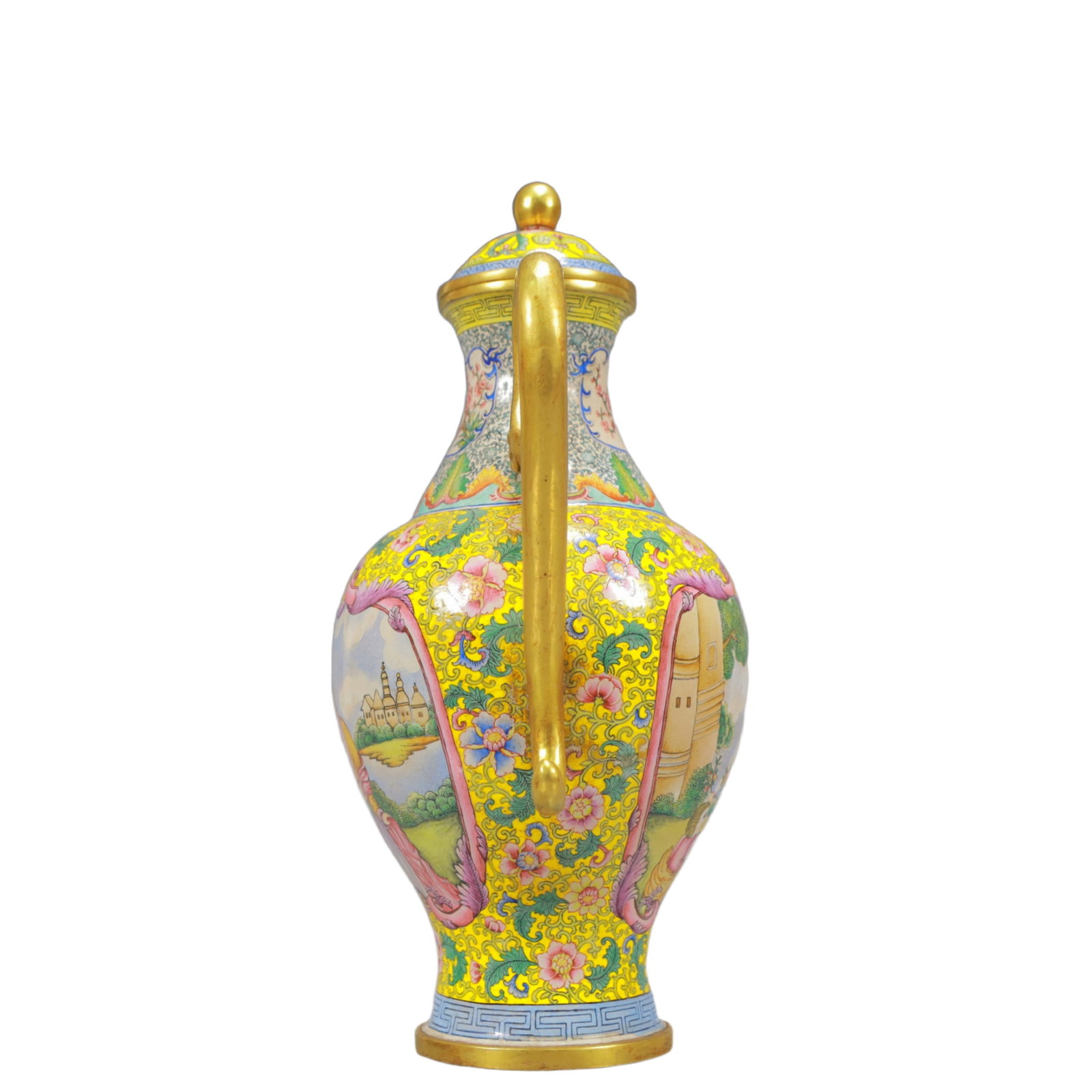 A Set of Fine Painted Enamel Figure Pattern Flagon - 6