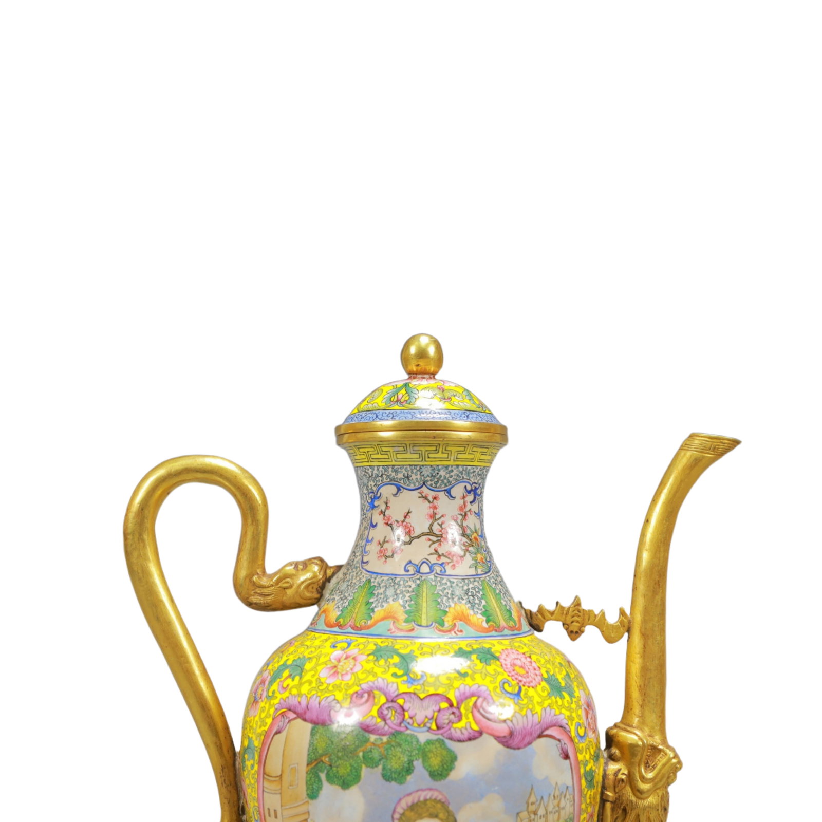 A Set of Fine Painted Enamel Figure Pattern Flagon - 9