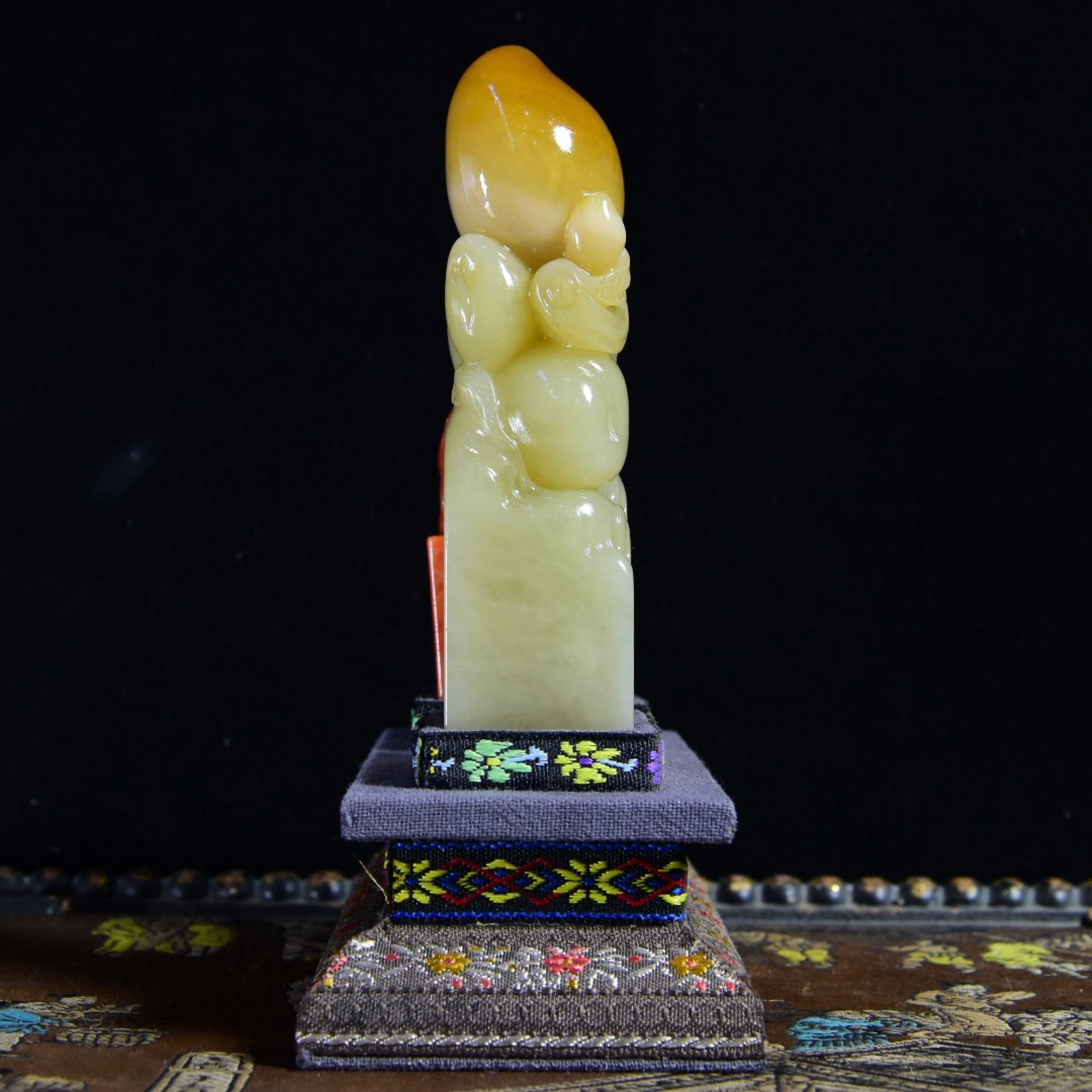 A Set of Fine Shoushan Stone Auspicious Beast Pattern Seals - 7