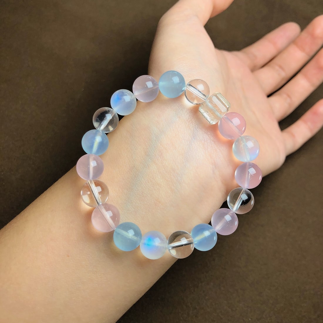 An Exquisite Crystal Aquamarine Bracelets - 2