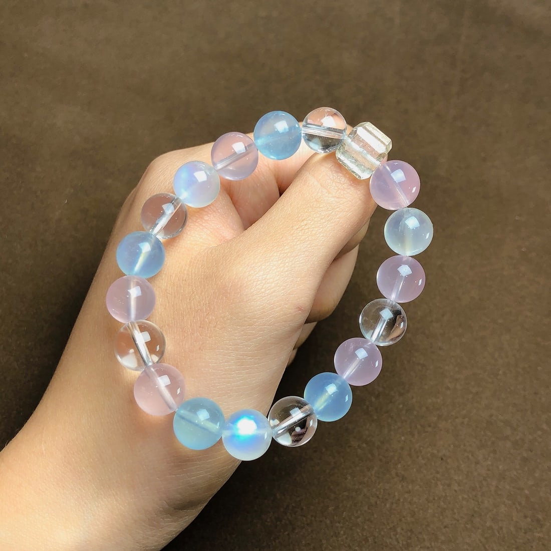 An Exquisite Crystal Aquamarine Bracelets - 3
