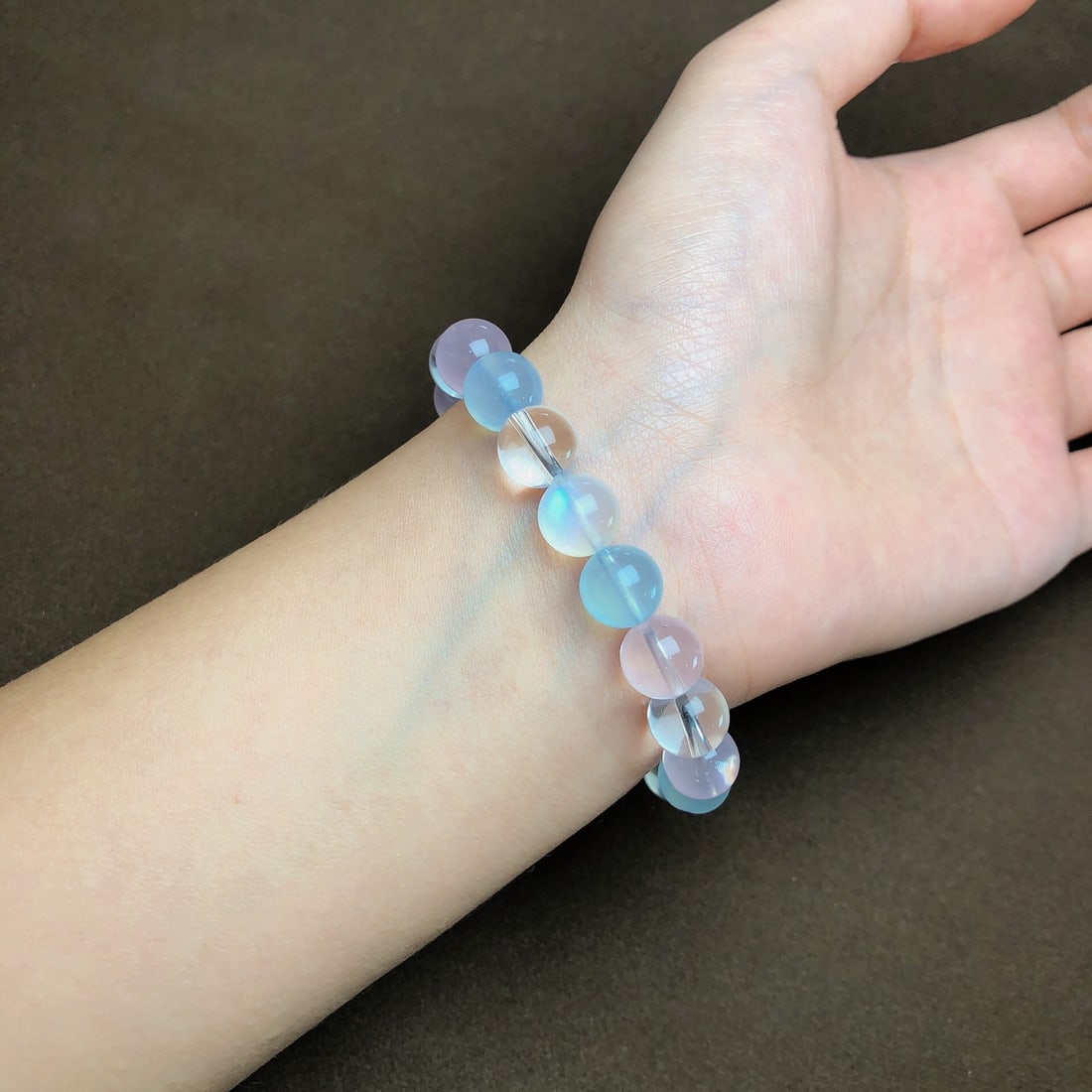 An Exquisite Crystal Aquamarine Bracelets - 7