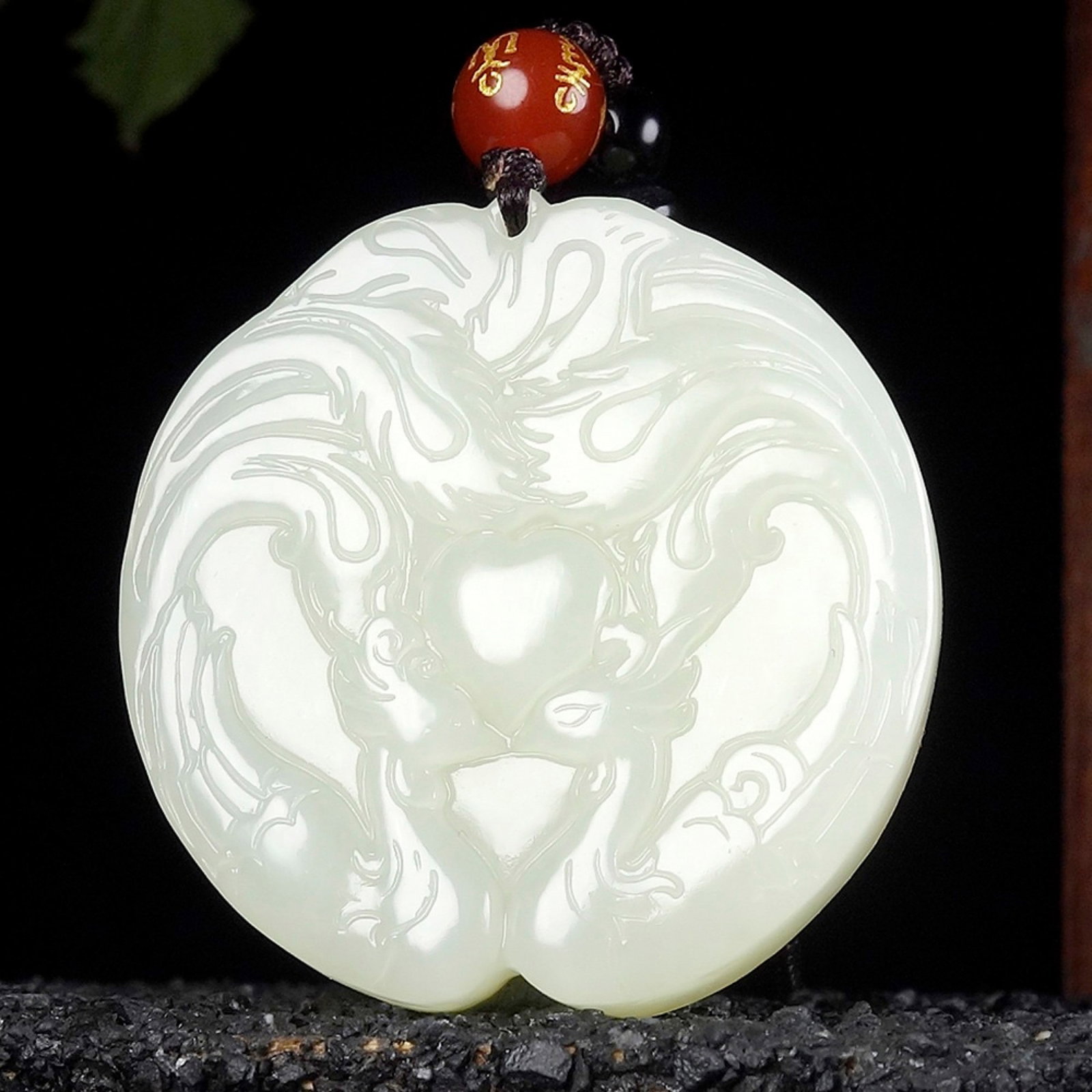 An Exquisite White Jade Swan Pendant: Estimated Value:800-1600 An Exquisite White Jade Swan Pendant,Size:42mmx42mmx8mm 白玉天鹅挂件