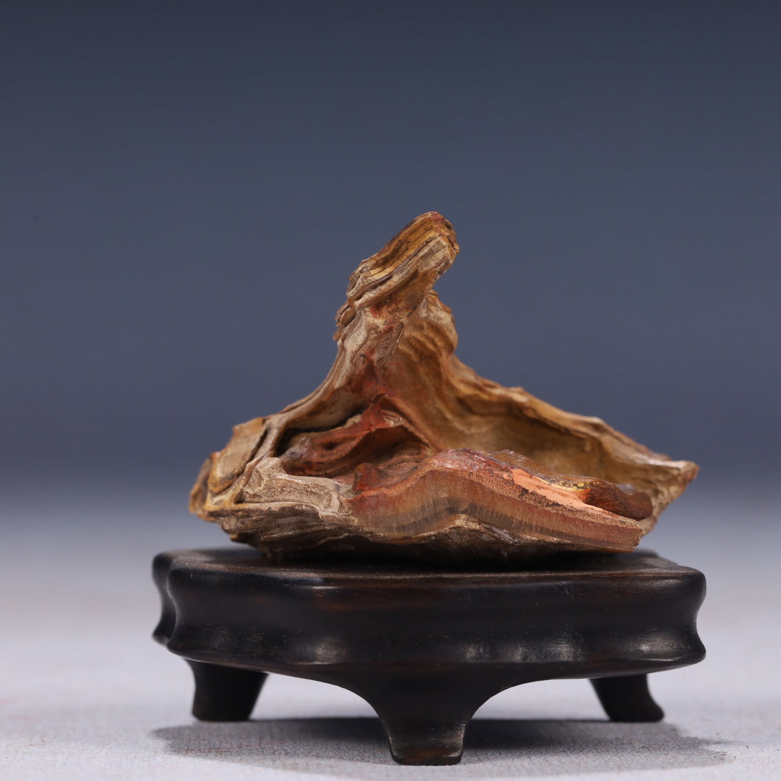 An Exquisite Stone Rockery Ornament,With Base - 2