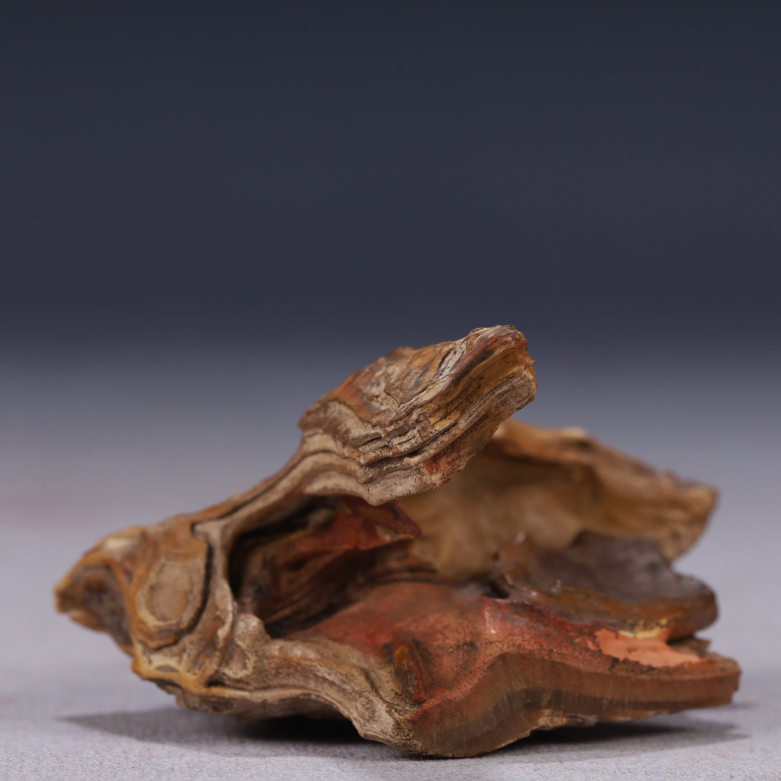 An Exquisite Stone Rockery Ornament,With Base - 6