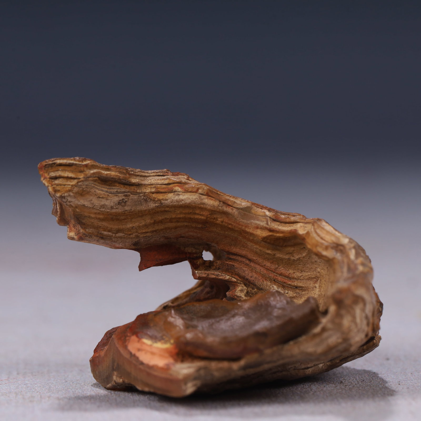 An Exquisite Stone Rockery Ornament,With Base - 7