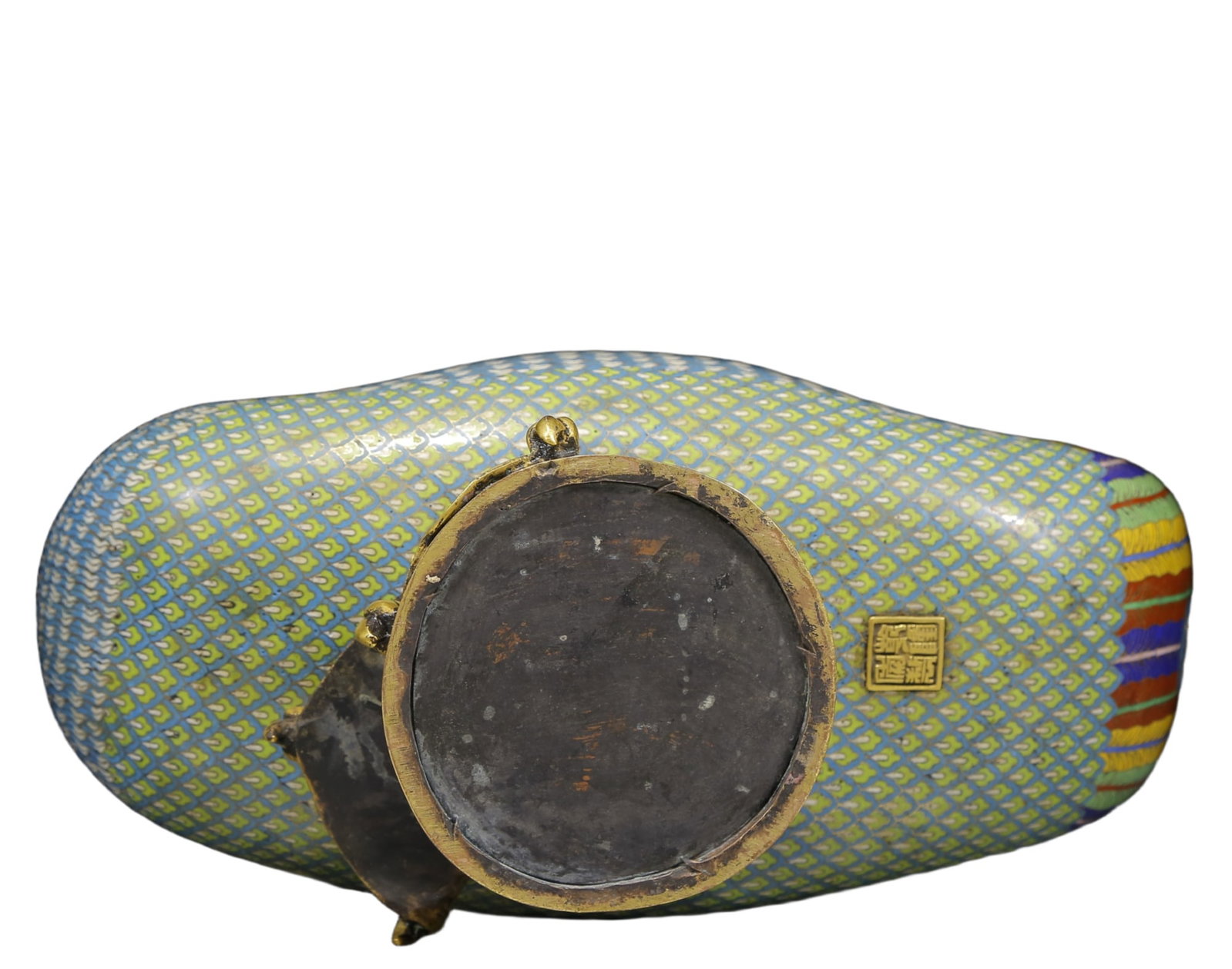 A Rare Cloisonne Duck-Shaped Censer - 12