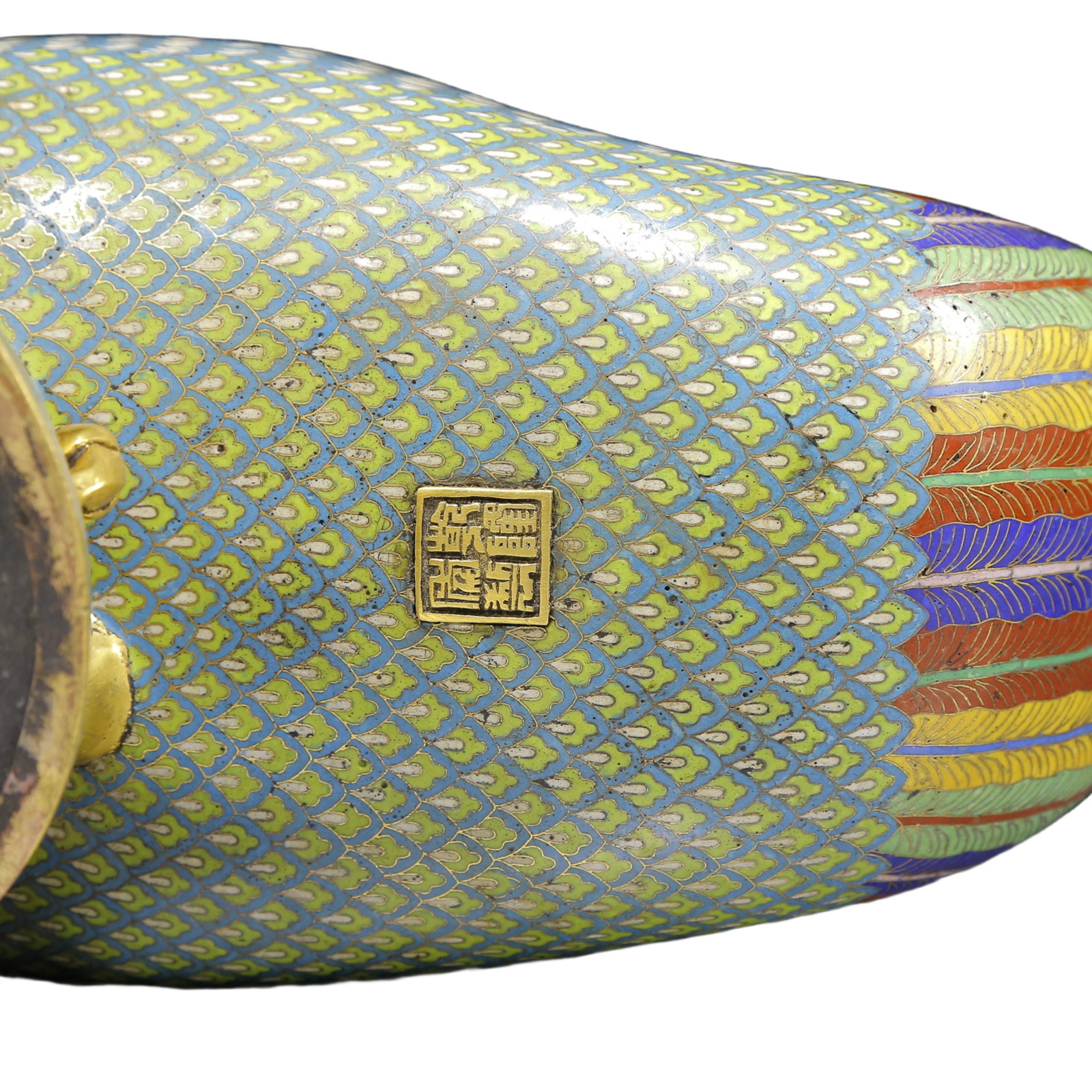 A Rare Cloisonne Duck-Shaped Censer - 13