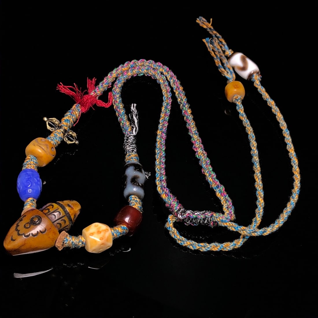 An Exquisite Dzi Bead Pendant - 7
