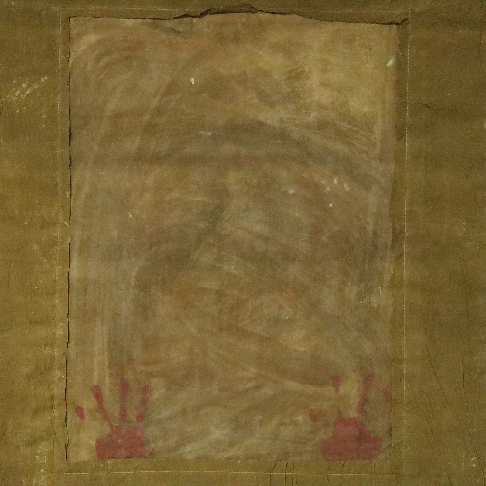 A Rare Brocade Painted Color Statue of Manjusri Tangka - 10