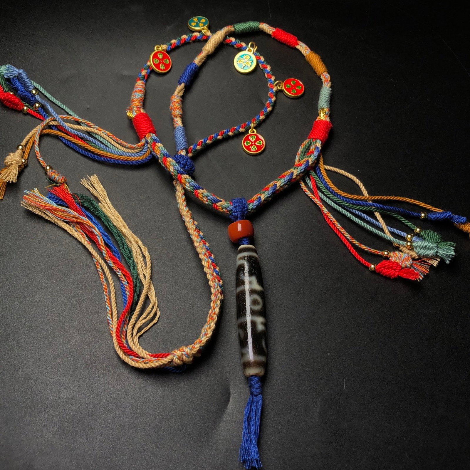 An Exquisite Dzi Bead Necklace - 4