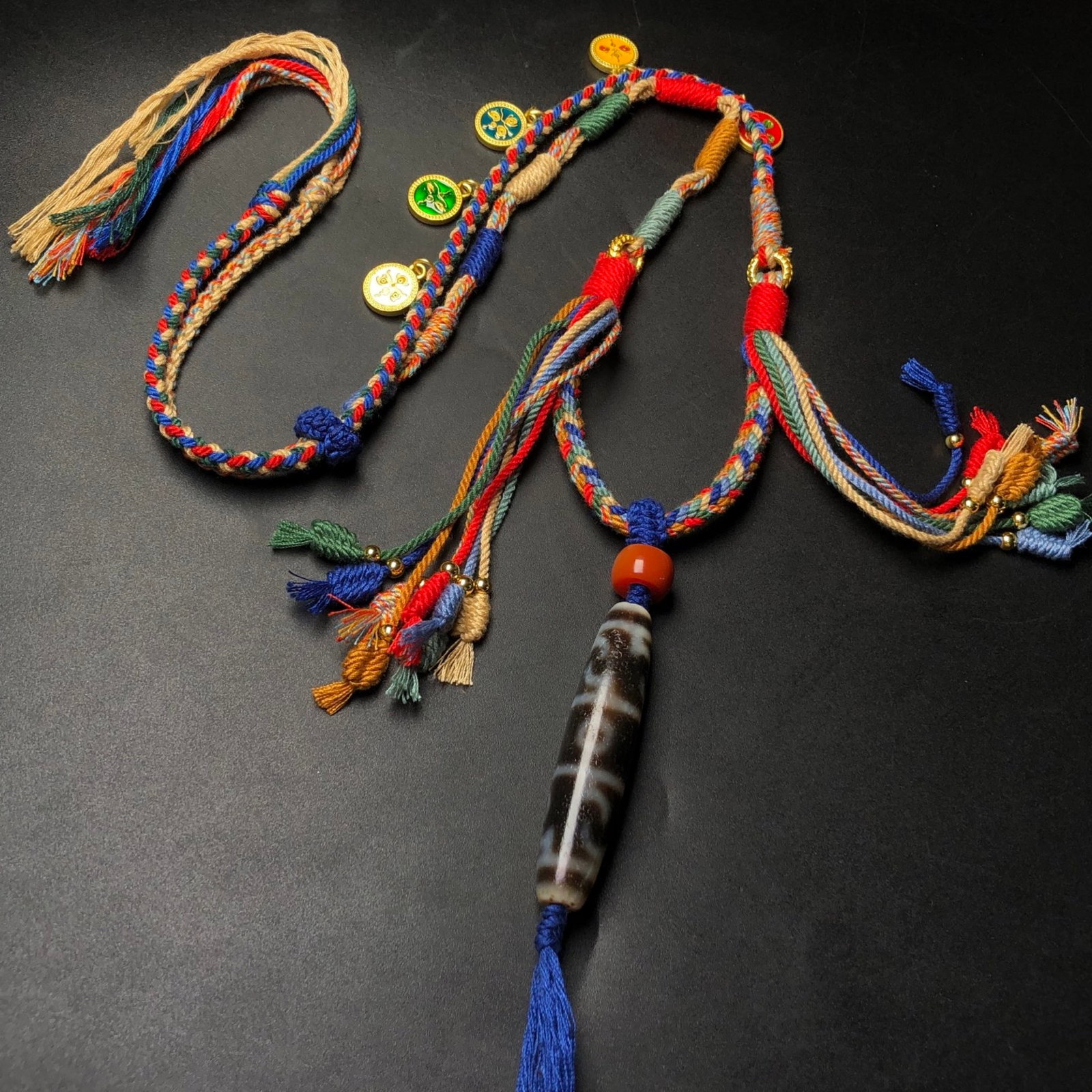 An Exquisite Dzi Bead Necklace - 5