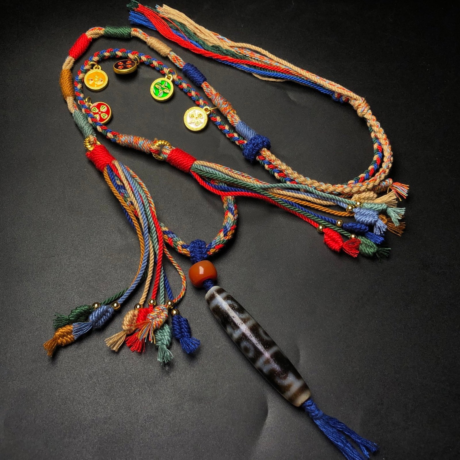 An Exquisite Dzi Bead Necklace - 6