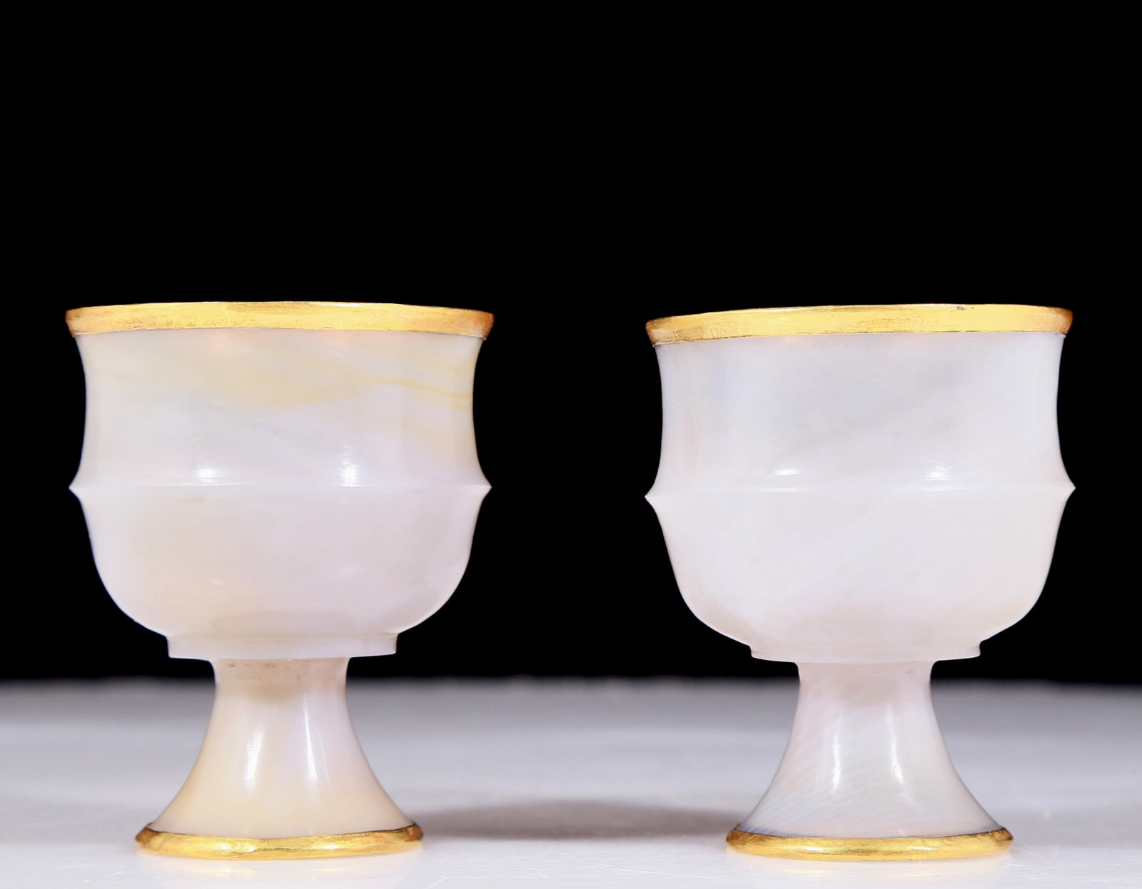 A set of exquisite agate gold-covered tea sets - 11