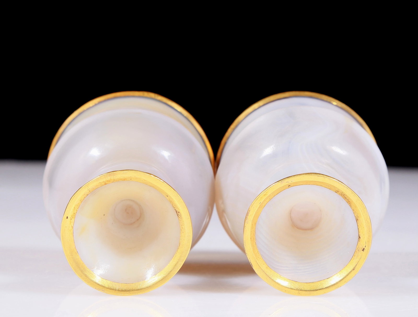 A set of exquisite agate gold-covered tea sets - 13