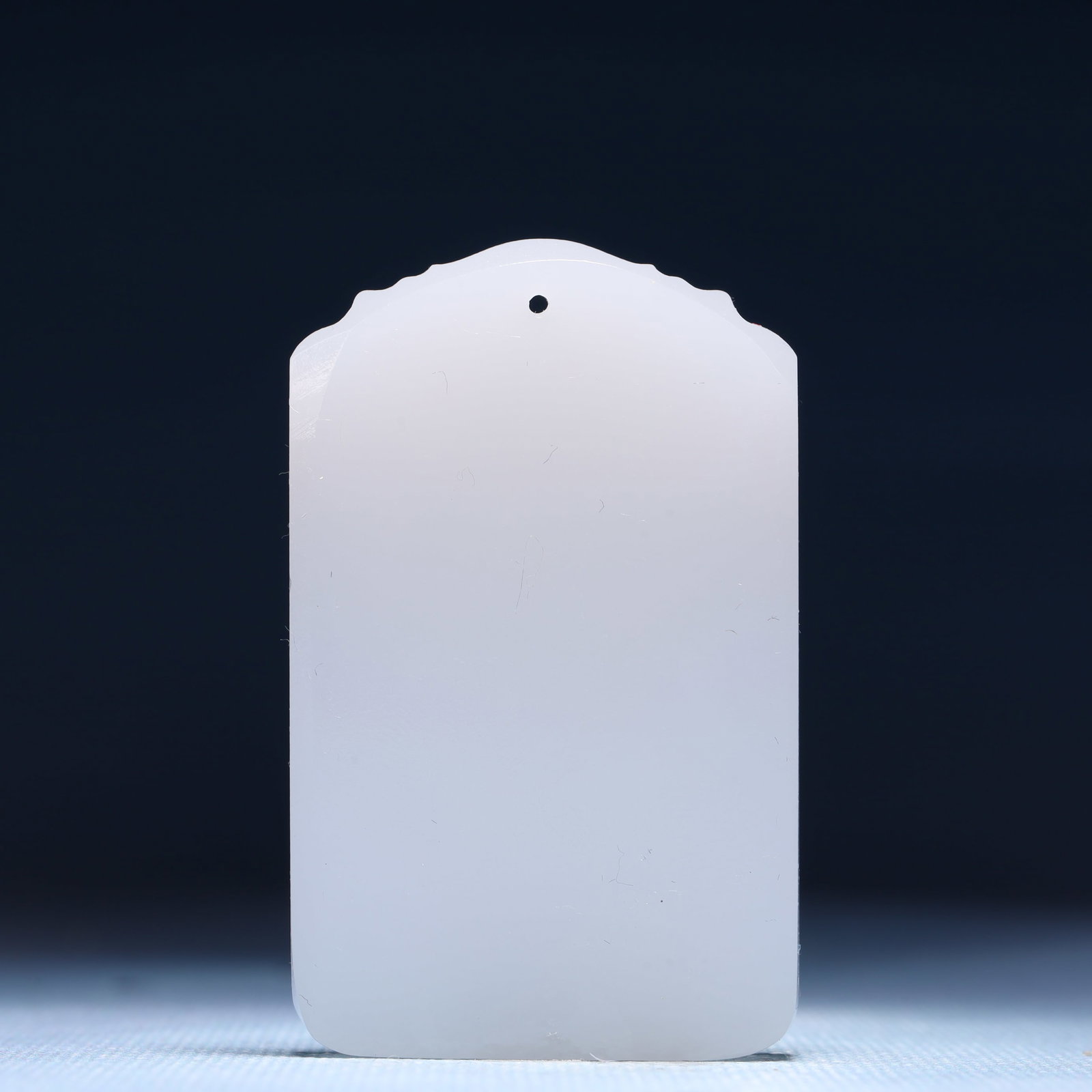 An Exquisite White Jade Statue of Manjusri Pendant - 4