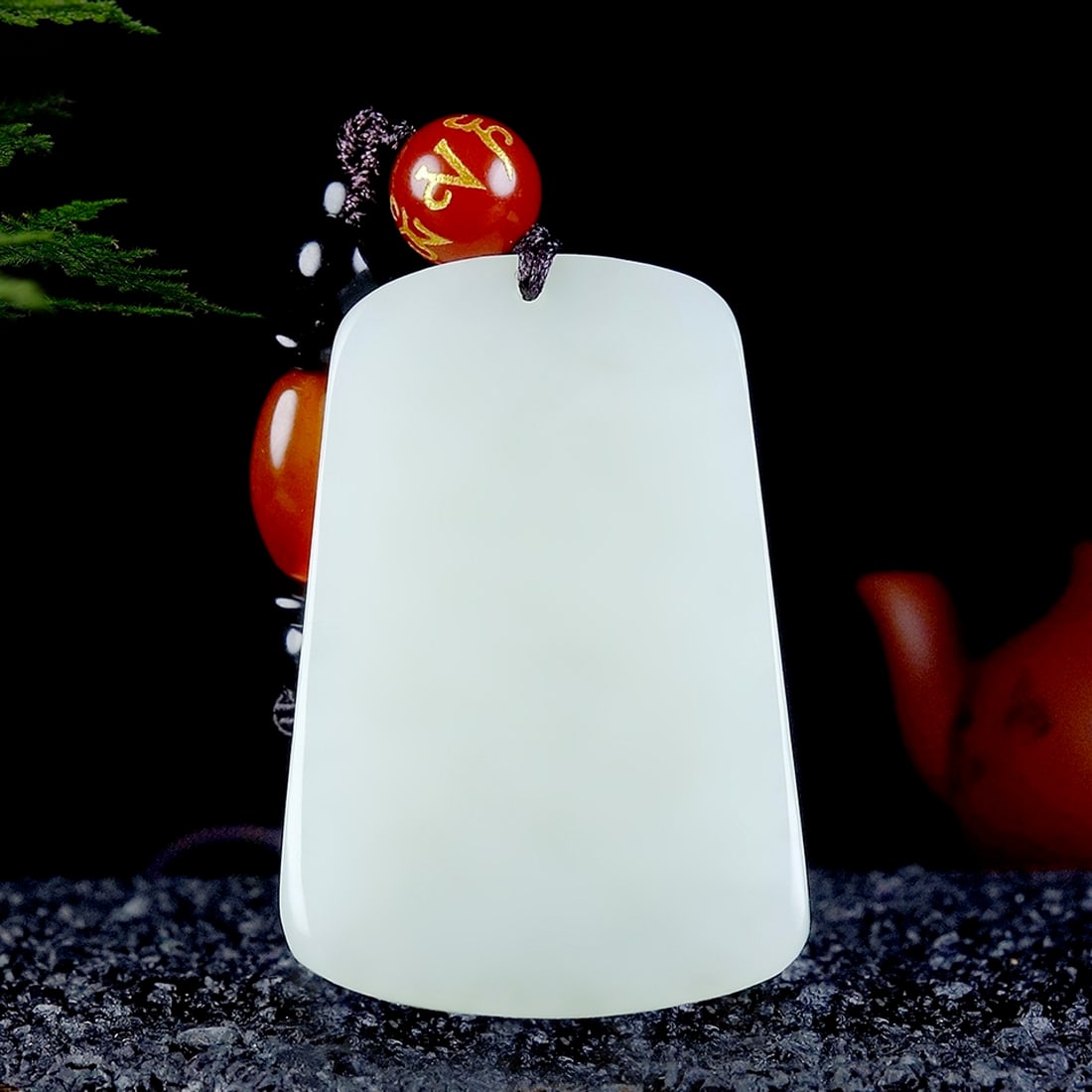 An Exquisite White Jade Fish Pattern Pendant - 4