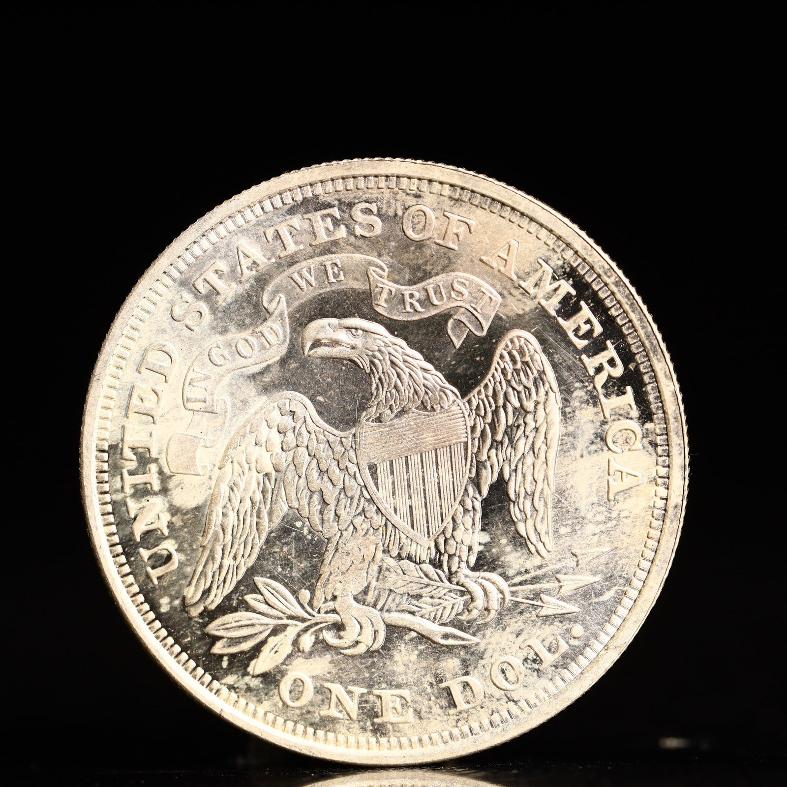 USA One Dollar 1869 Coin - 2