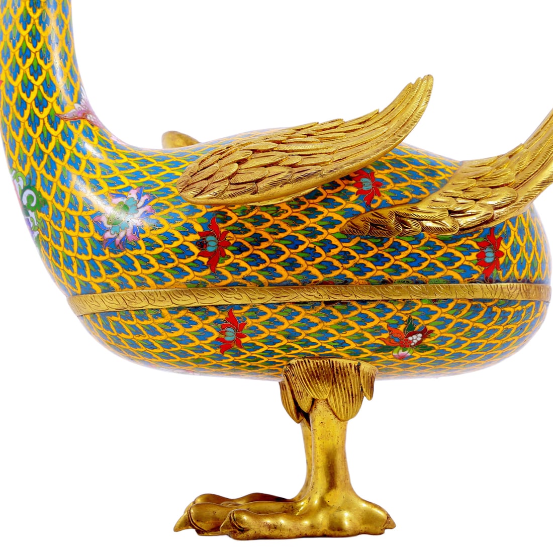 Magnificent Cloisonne Duck - 3