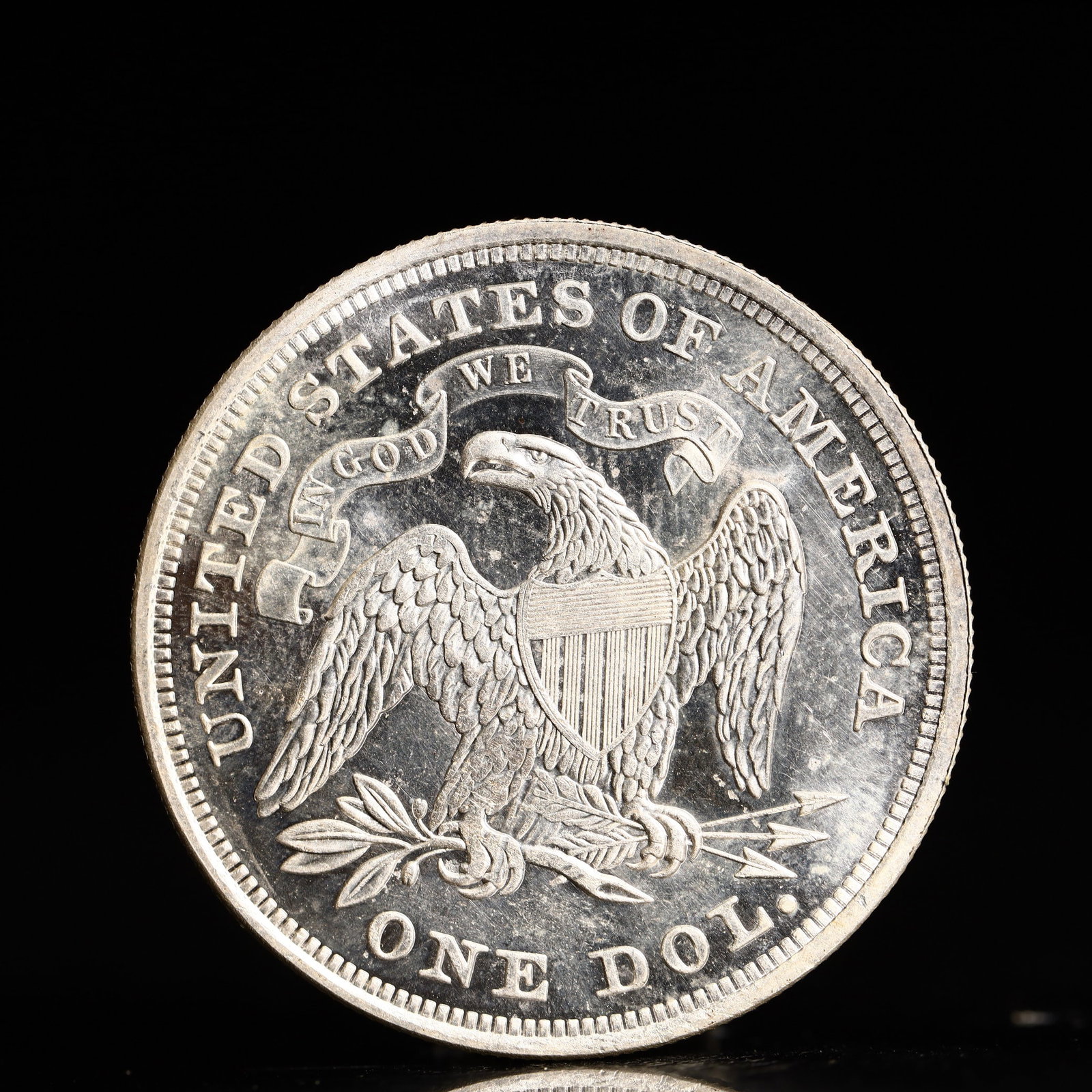 USA One Dollar 1869 Coin - 2