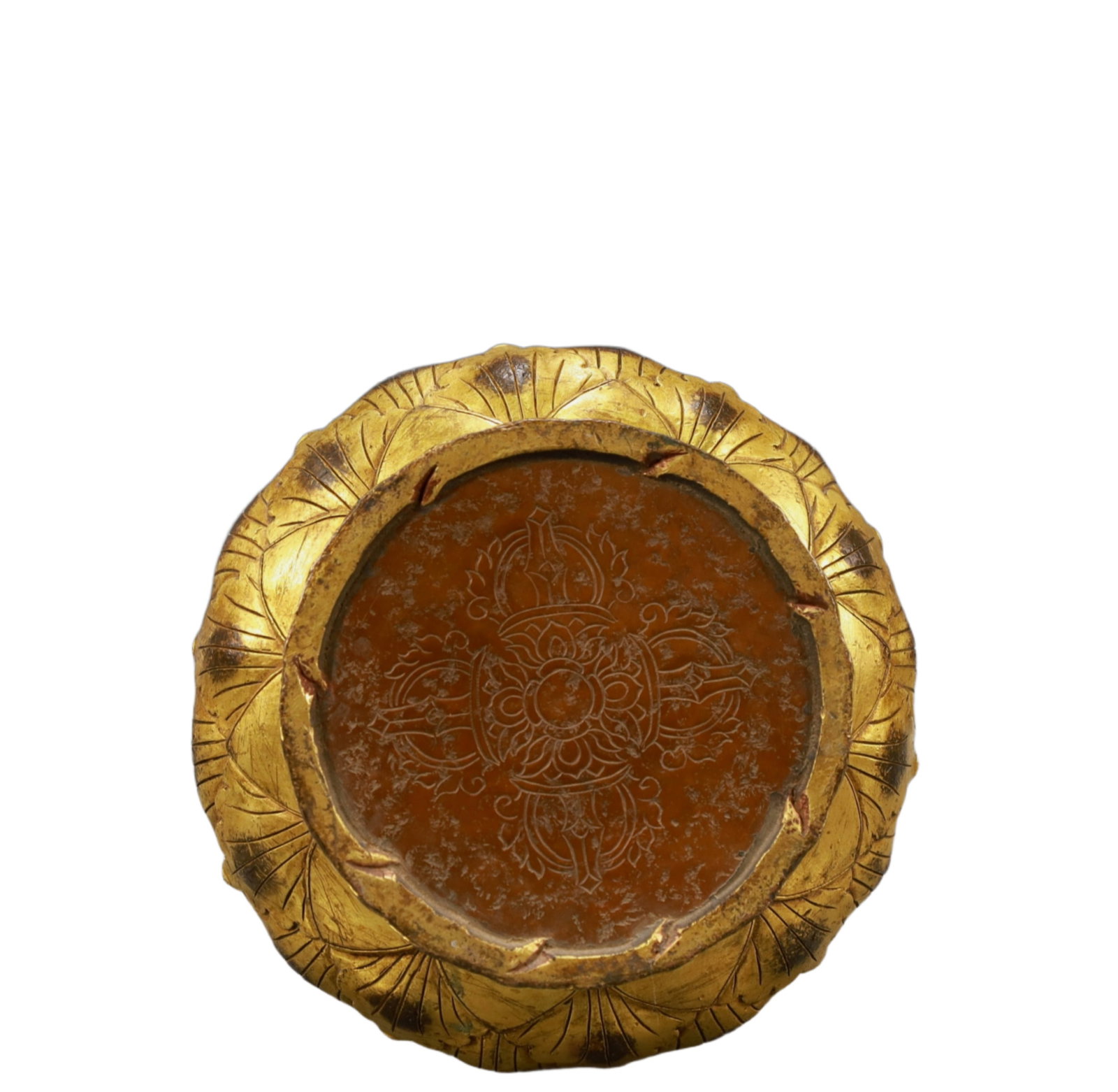 A Solemn Gilt Bronze Statue of Manjusri - 9