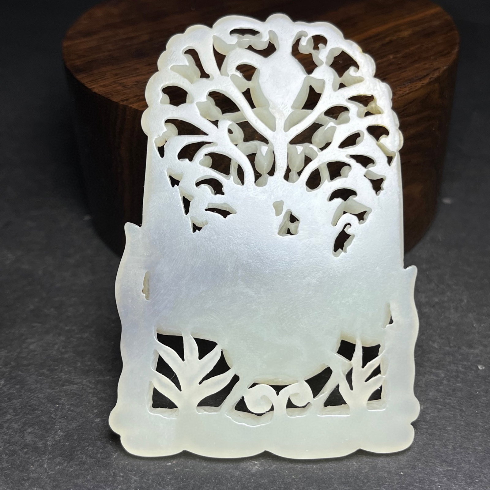 An Exquisite White Jade Hollow Phoenix Pattern Pendant - 5