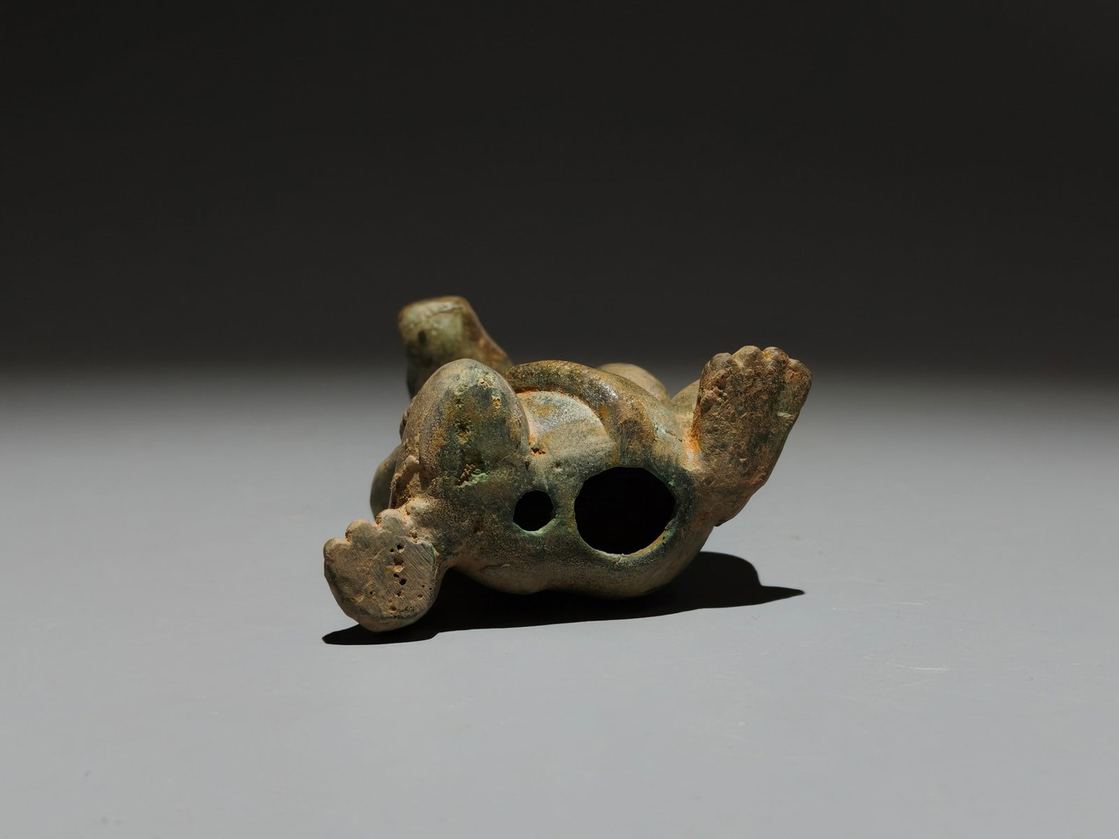 An Archaic Bronze Unicorn Ornament - 9
